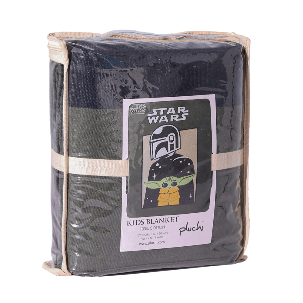 Pluchi Cotton Knitted Single Bed AC Blanket For Kids