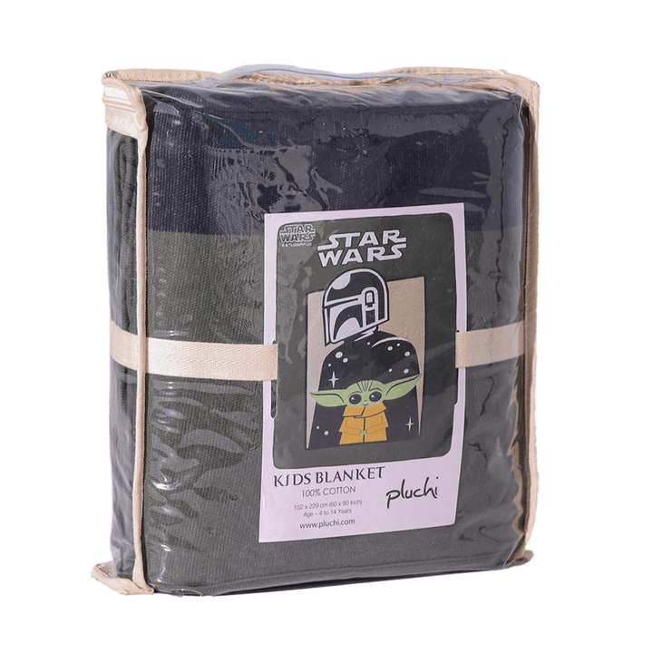 Pluchi Cotton Knitted Single Bed AC Blanket For Kids
