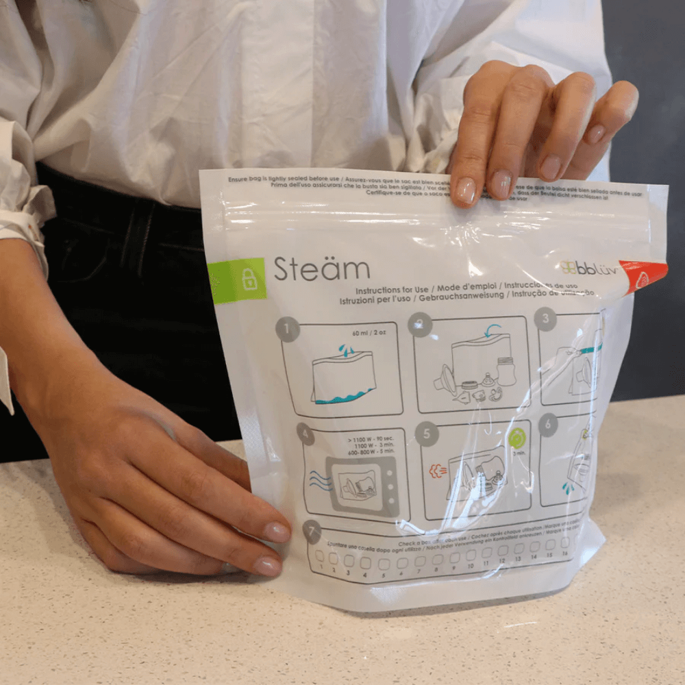 Bbluv Steam - Microwave Quick-Steam Sterilizer Bags