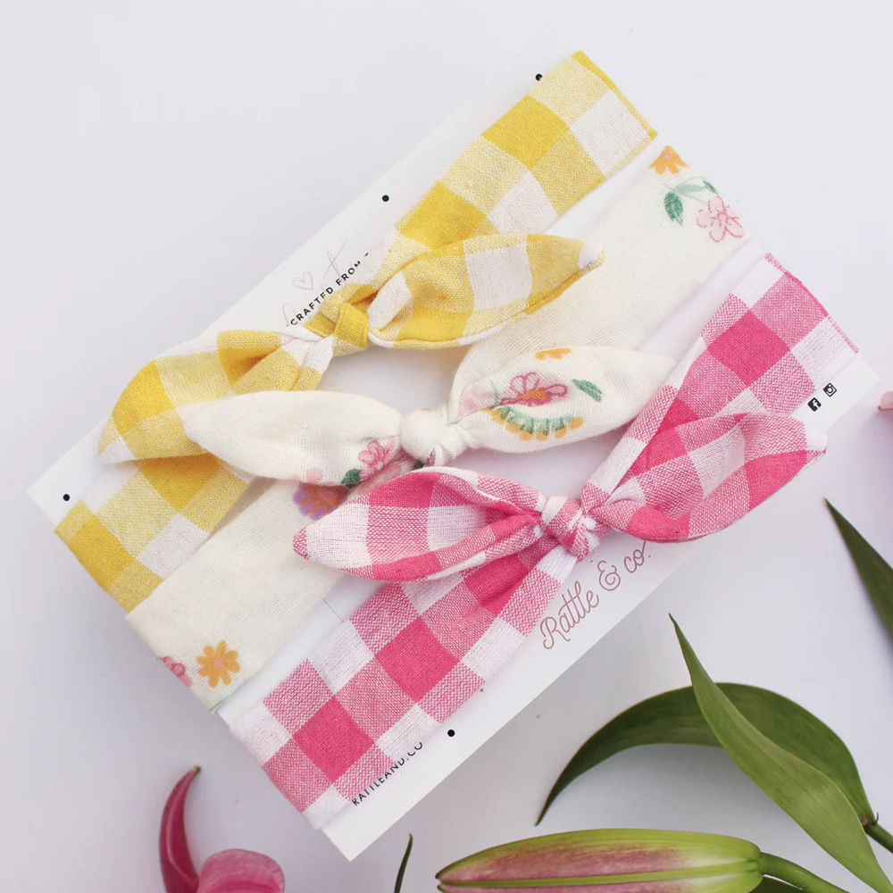 Rattle &amp; Co Sugar Plums - Set of 3 Headbands