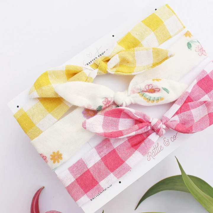 Rattle &amp; Co Sugar Plums - Set of 3 Headbands