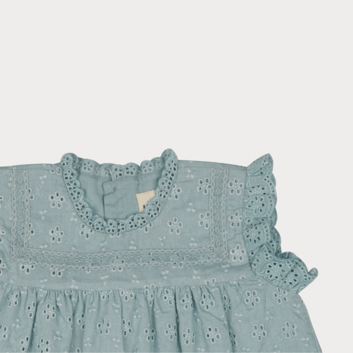 Early Sunday Susie Baby Dress &amp; Bloomer - Sea Dream