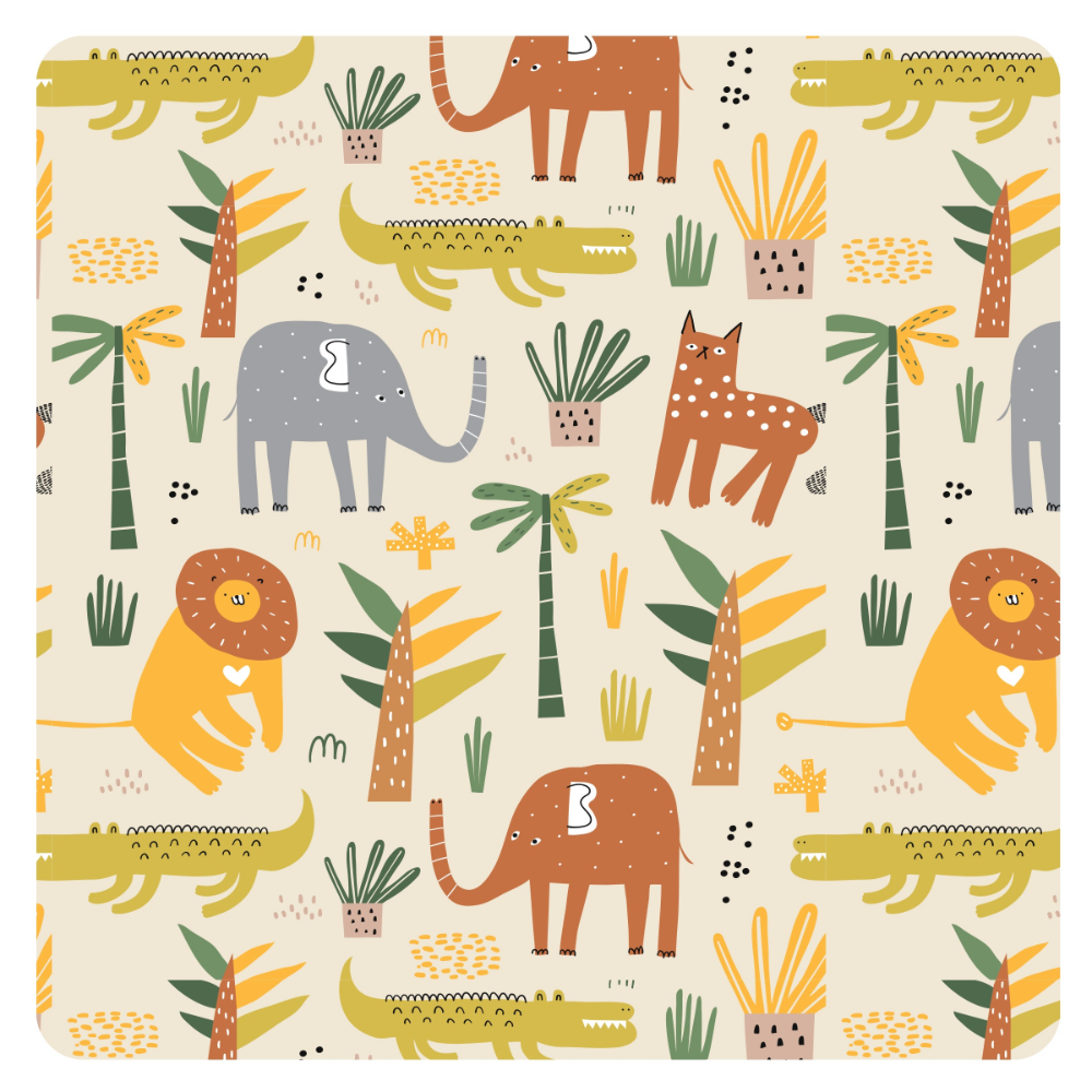 BapronBaby Splash Mat- Safari