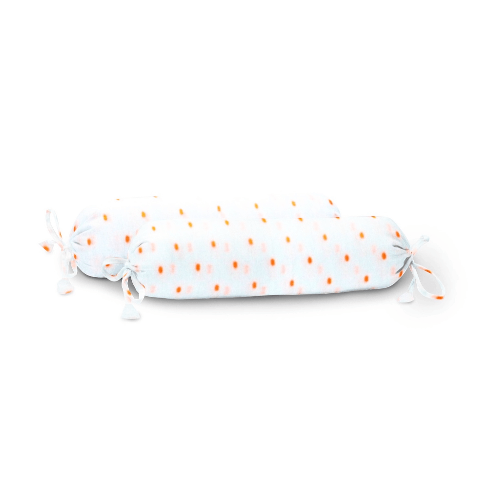 neon &amp; orange dots