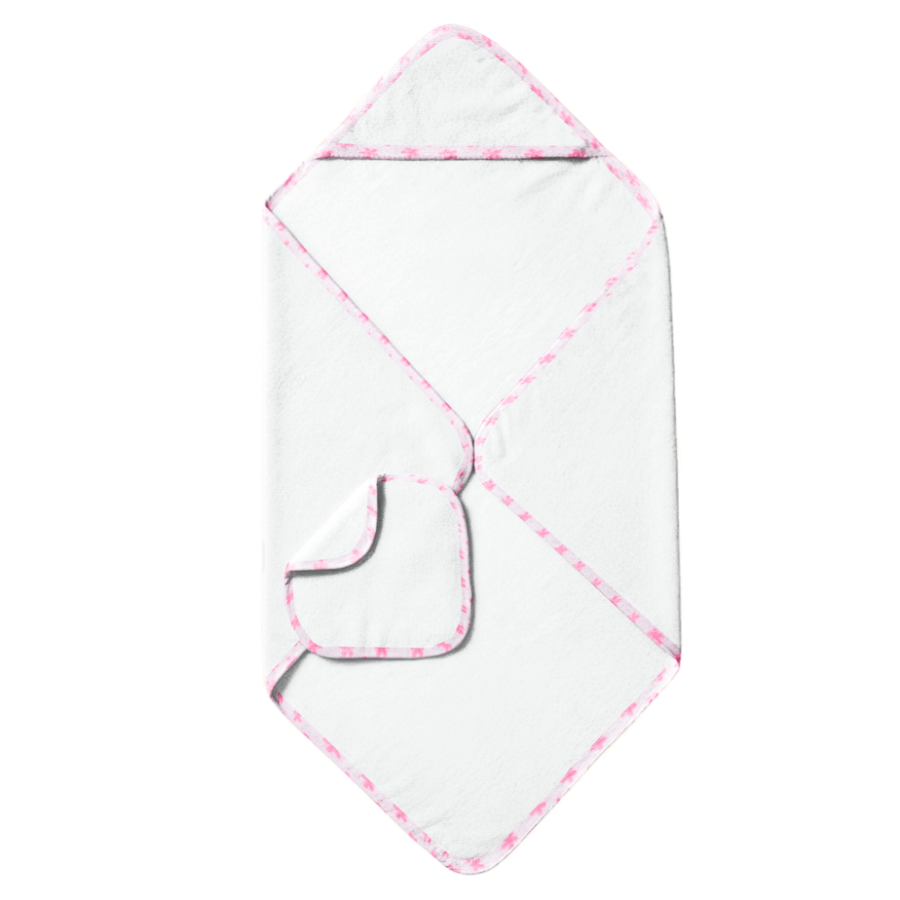 white &amp; hot pink flower