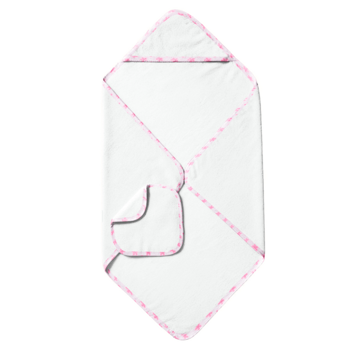 white &amp; hot pink flower