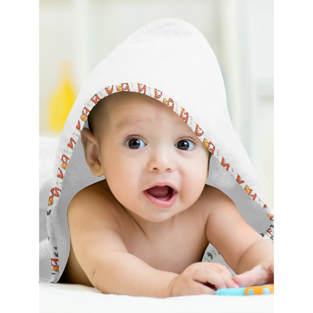 The Baby Atelier 100% Organic Hooded Towel