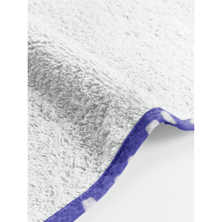 purple &amp; white spots