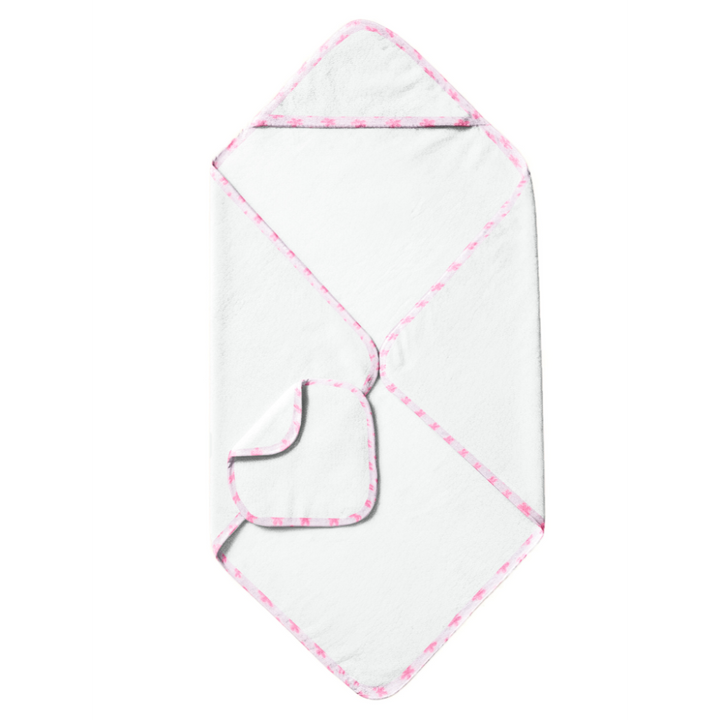 white &amp; hot pink flower