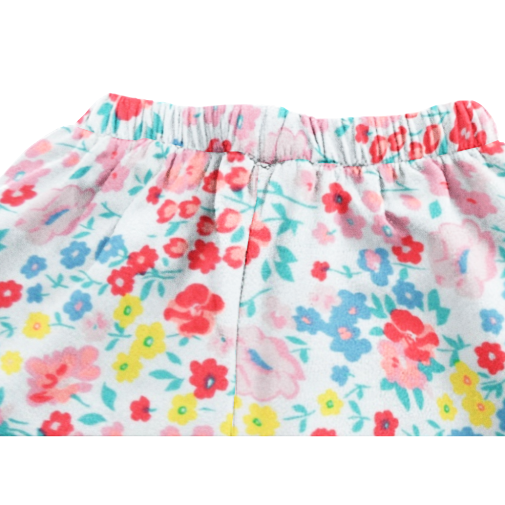 The Baby Atelier Pajama Shorts Set - New Colored Flower