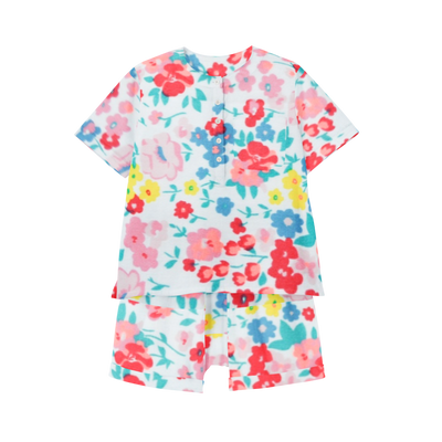 The Baby Atelier Pajama Shorts Set - New Colored Flower