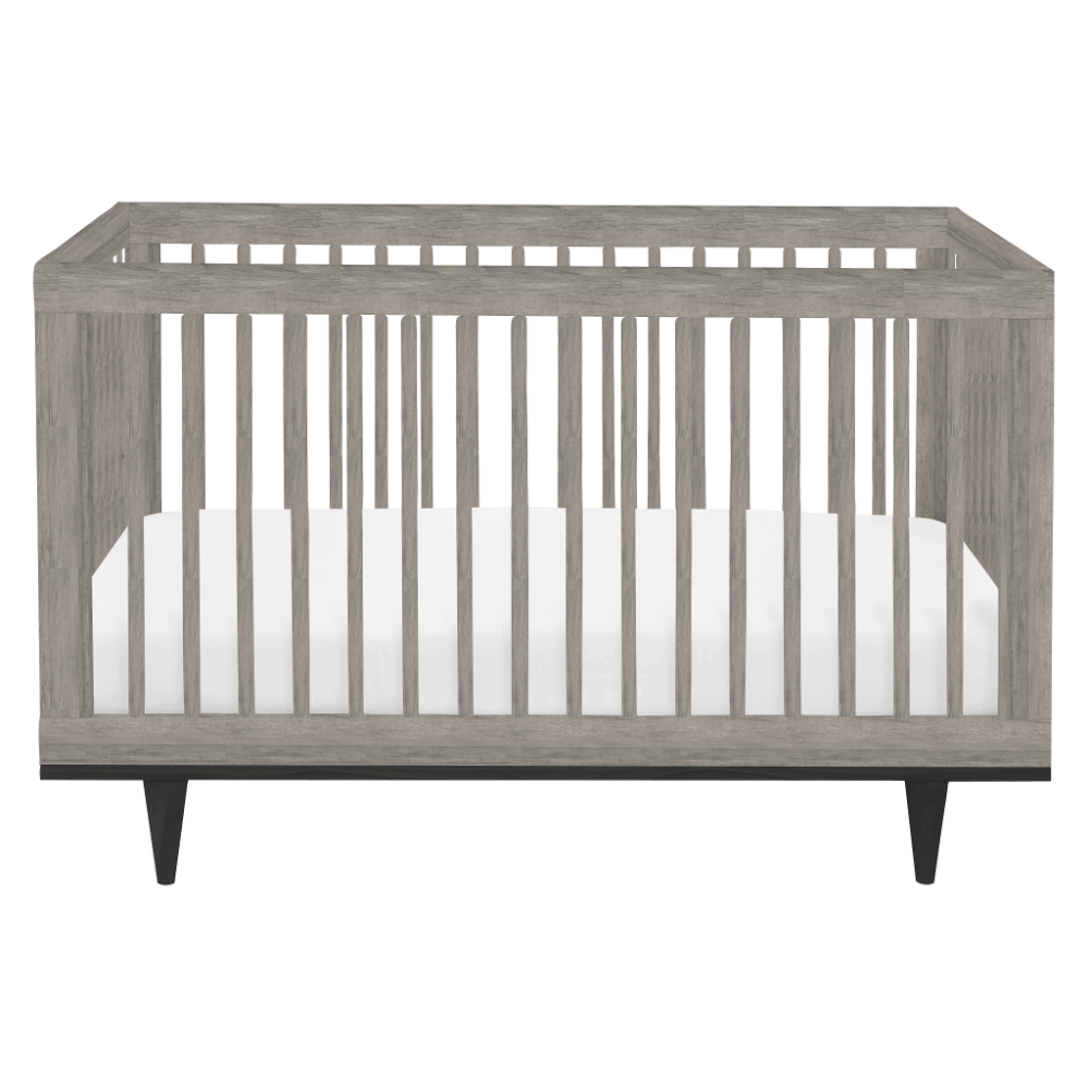 Grey modern crib sales