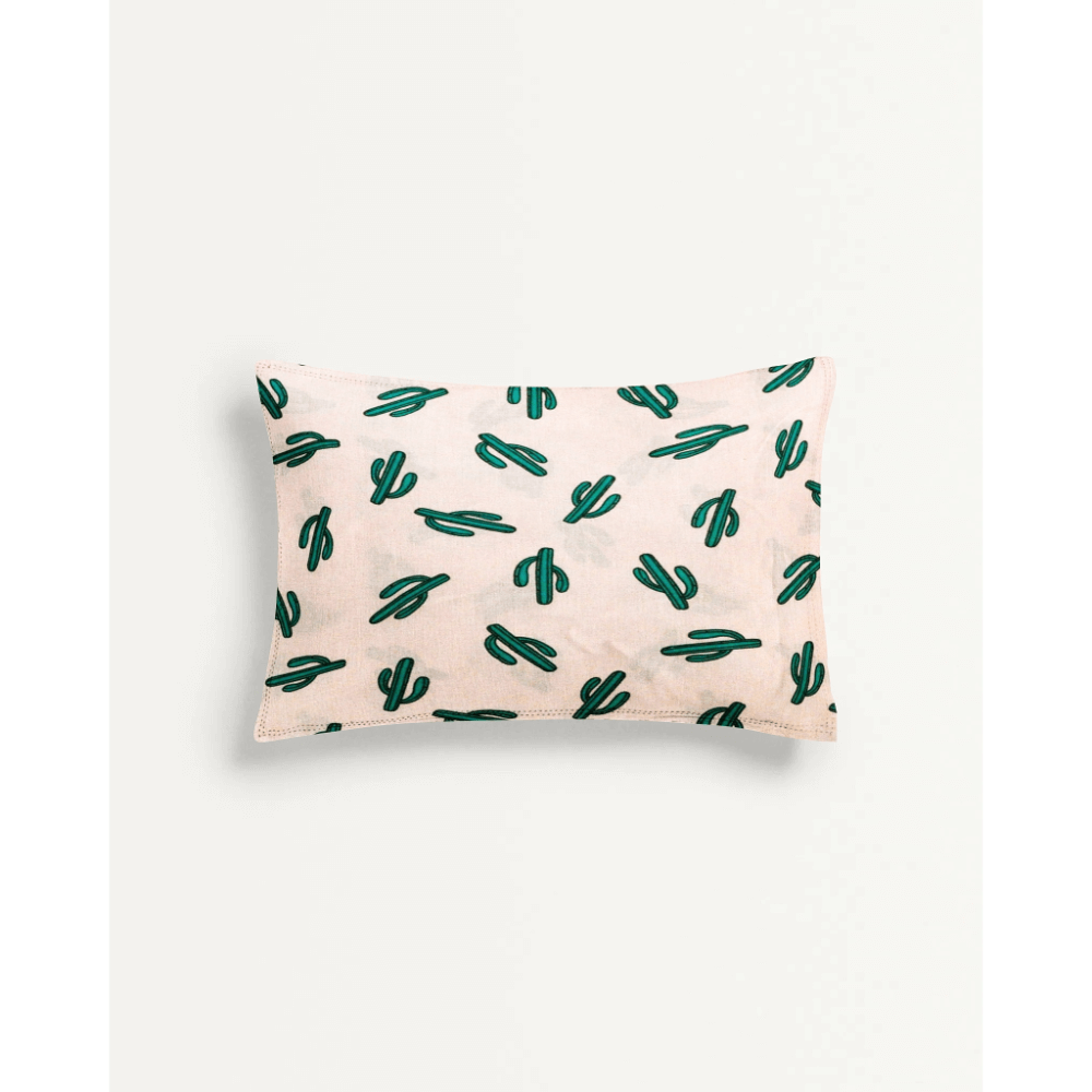 The Baby Atelier Organic Baby Pillow Cover with Filler - Printed