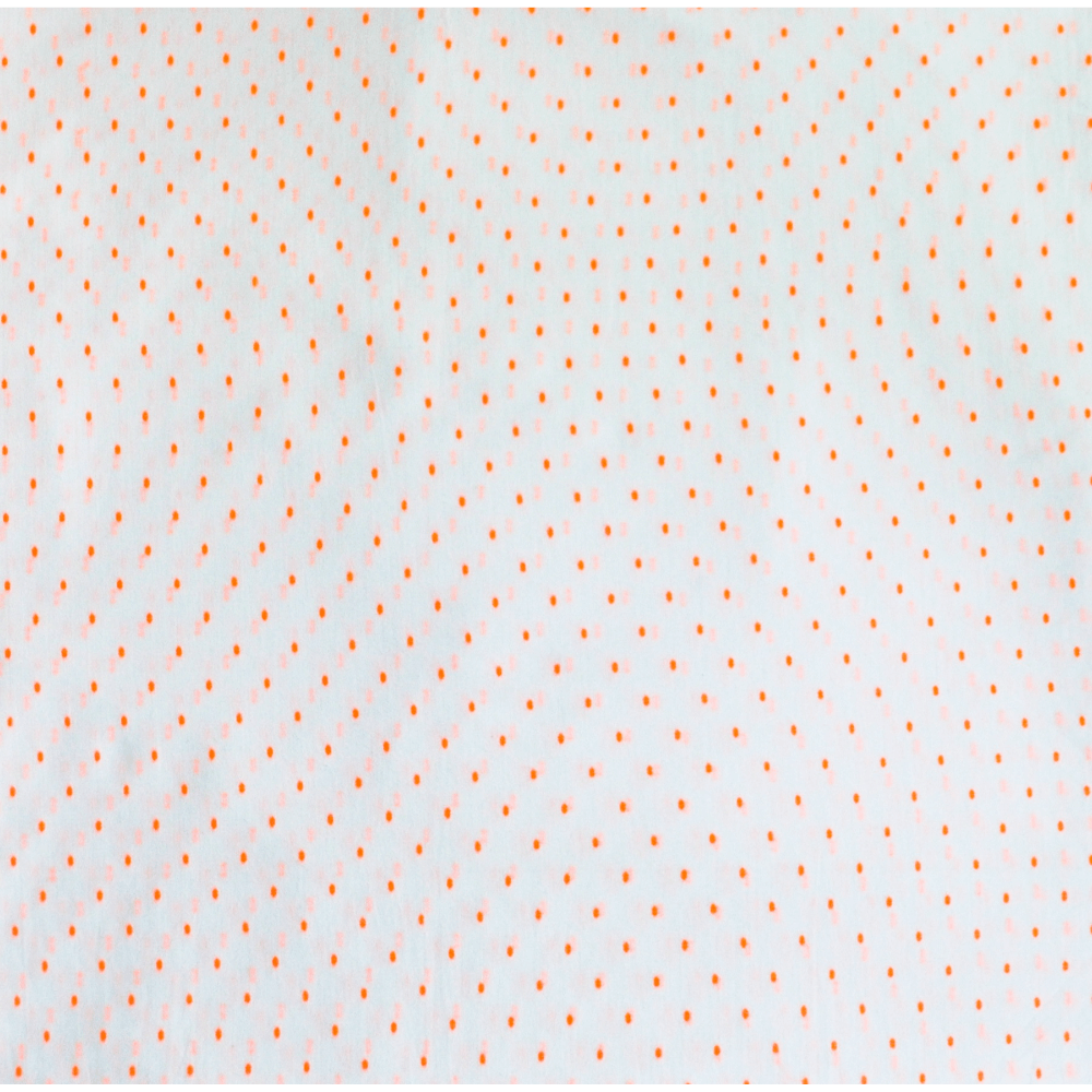 neon &amp; orange dots