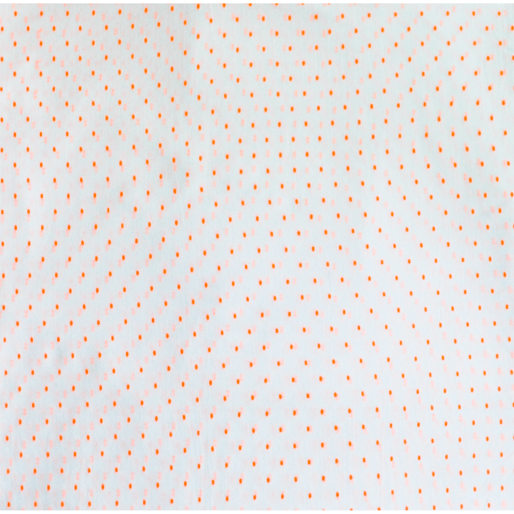 neon &amp; orange dots