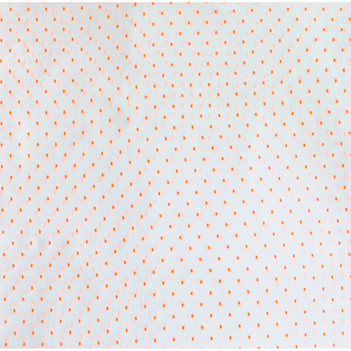 neon &amp; orange dots