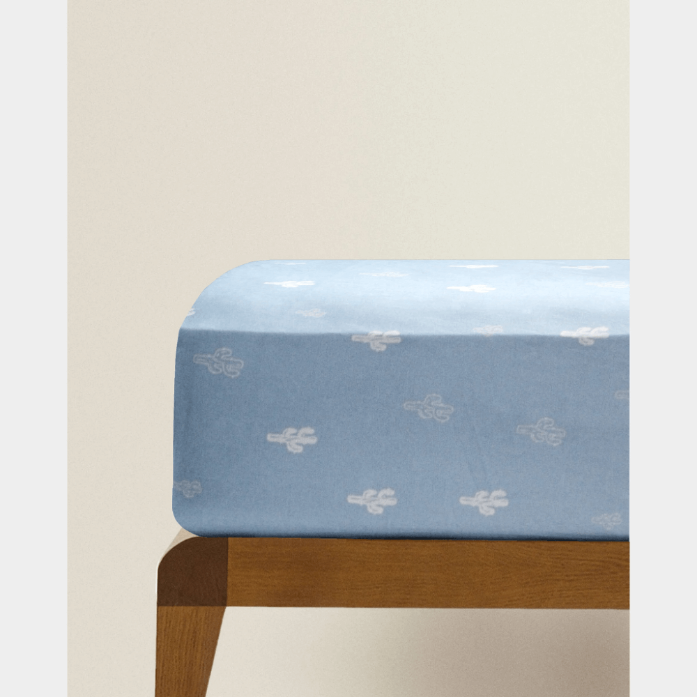 The Baby Atelier Organic Fitted Crib Sheet - Printed