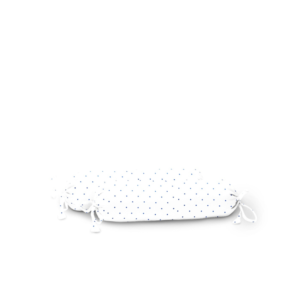 Cream &amp; Navy Dots