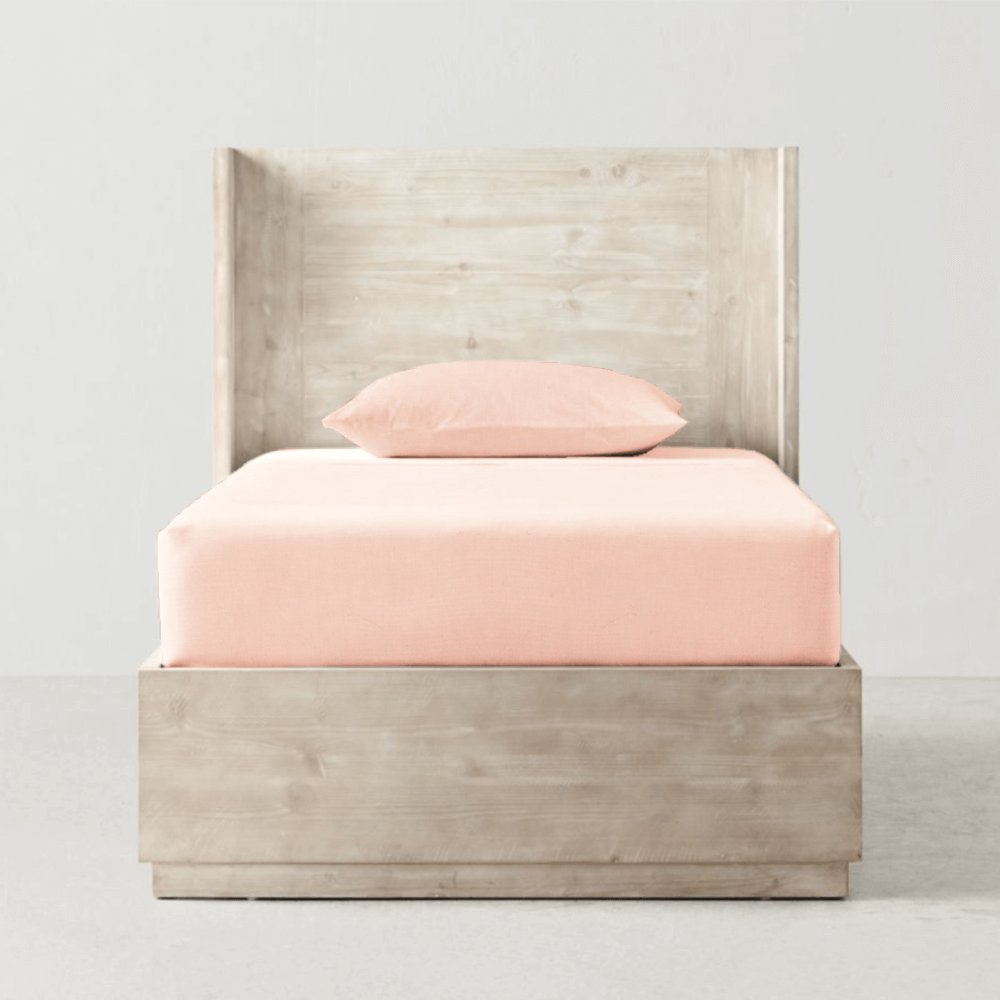 The Baby Atelier Organic Fitted Single Sheet - Solid