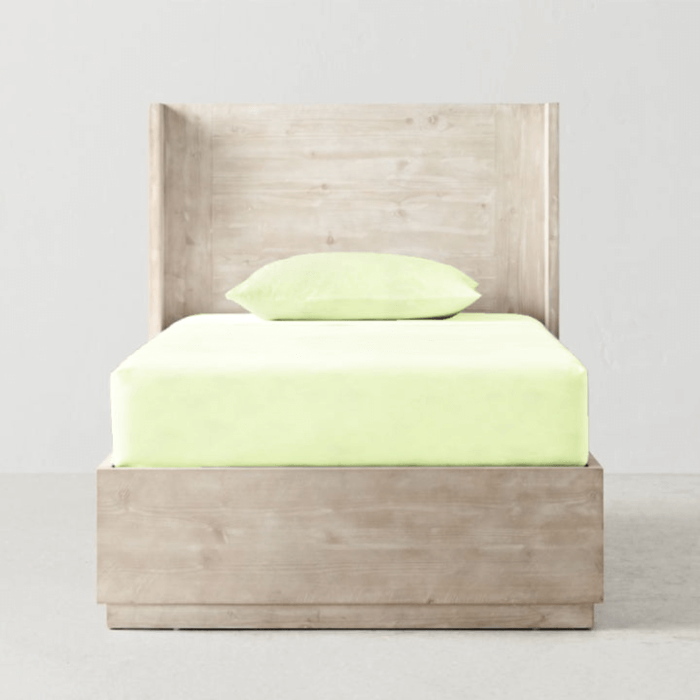 The Baby Atelier Organic Fitted Single Sheet - Solid