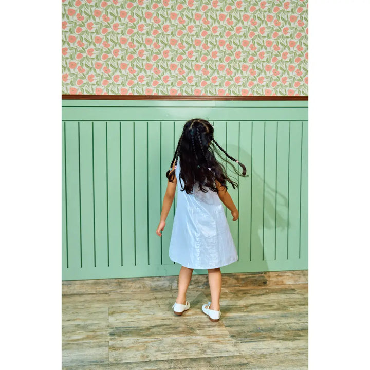 The Baby Trunk - Mouse Shift Dress &amp; Starsequin Tictac For Girls | Blue Lurex