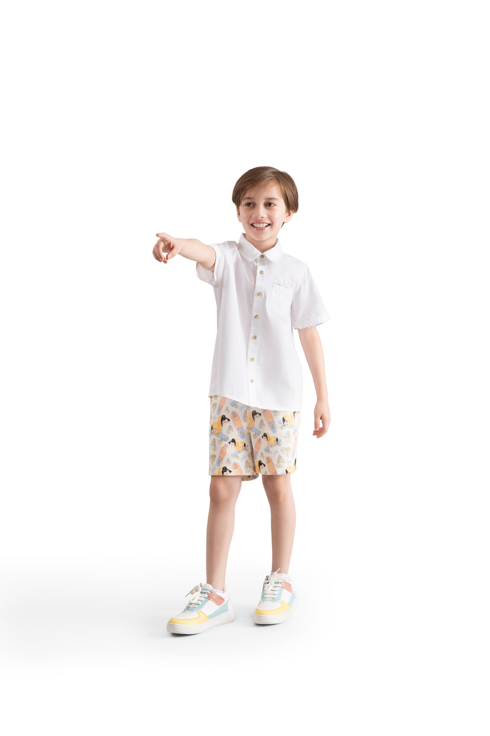 The Baby Trunk Baby Boy Co-ord Set - Skater Dog