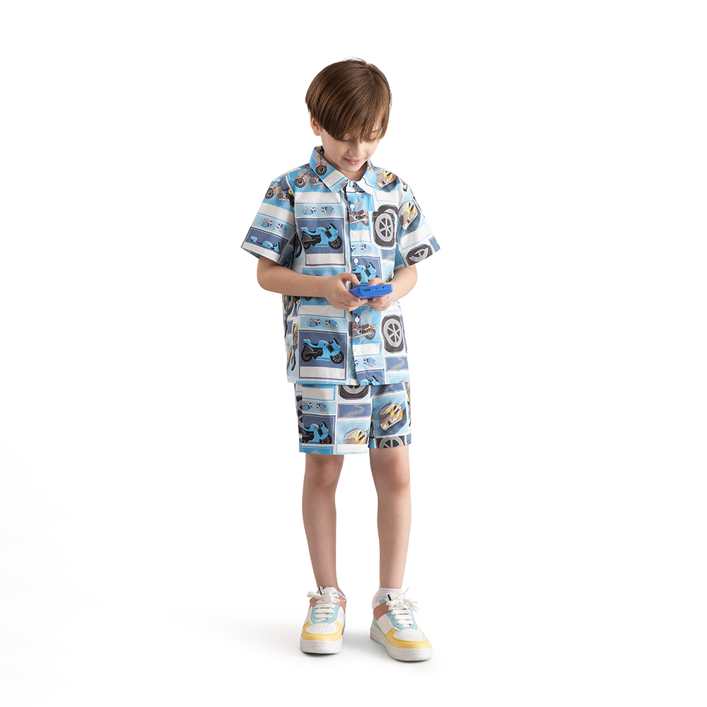 The Baby Trunk Baby Boy Co-ord Set: Shirt and shorts