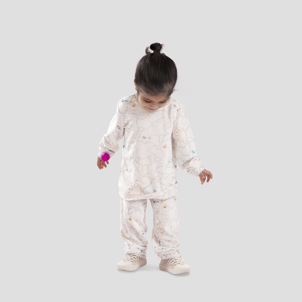 The Baby Trunk Co-ord Set - Teddy Jungle