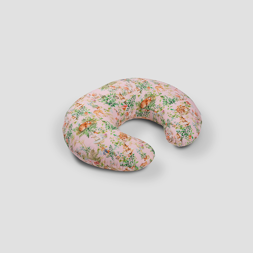 The Baby Trunk Feeding Pillow - Blush Bunny