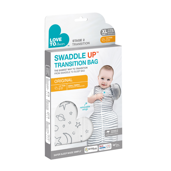 Love to Dream Swaddle Up™ Transition Bag - 1.0T - Viscose - Bamboo Stars &amp; Moon