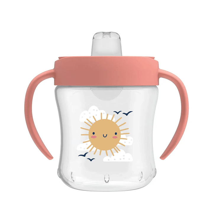 Dr. Brown’s 6 oz/180 mL Soft-Spout Transition Cup with Handles Sunshine (6m+) 1-Pack