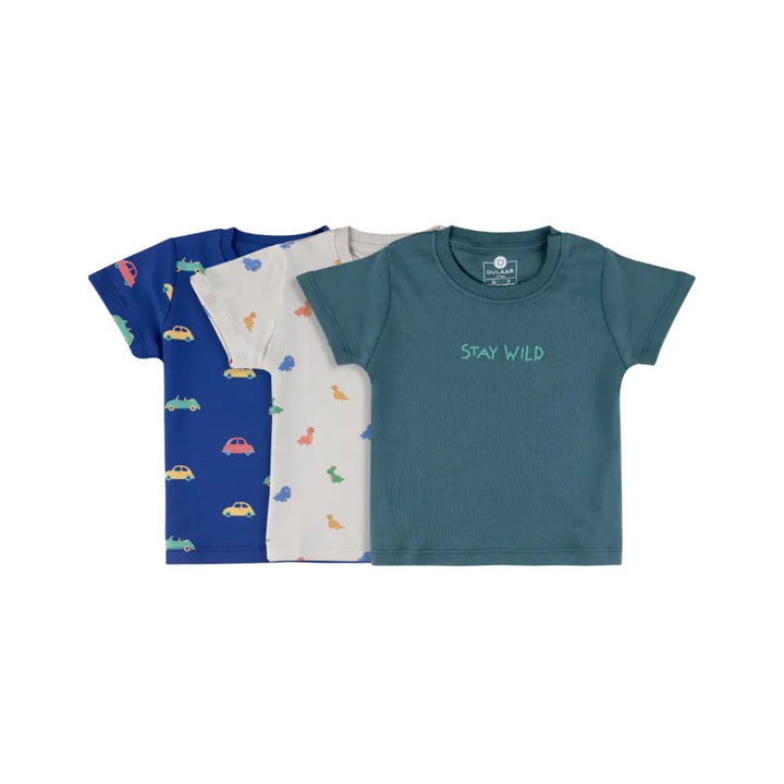 Dulaar Cotton T-shirt Wildride - Set of 3