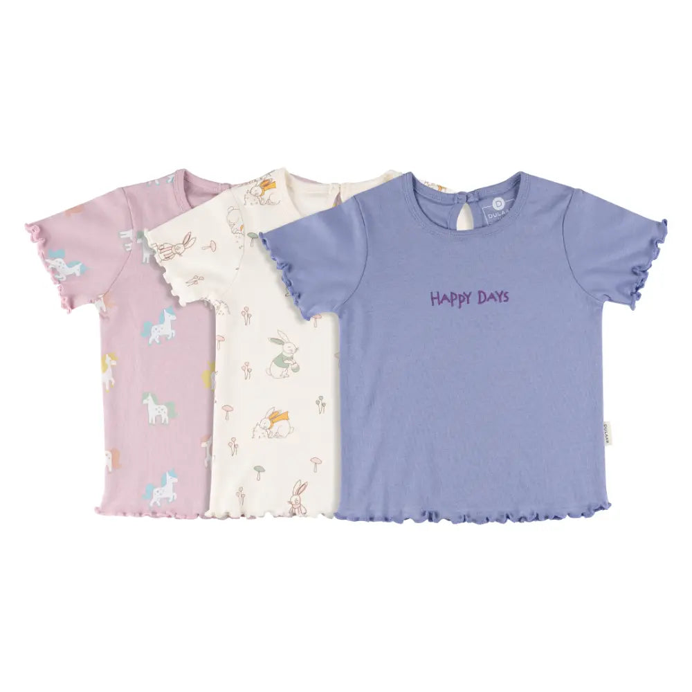 Dulaar Cotton T-shirt Wonderland - Set of 3