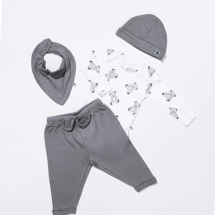 Cotton Bug Bib - Teddy (Pack of 2)