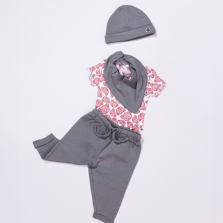 Cotton Bug Bib - Teddy (Pack of 2)