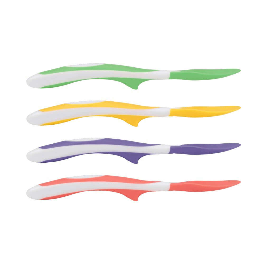 Dr. Brown’s Soft-Tip Spoons, 4-Pack (Yellow, Green, Purple, Red)