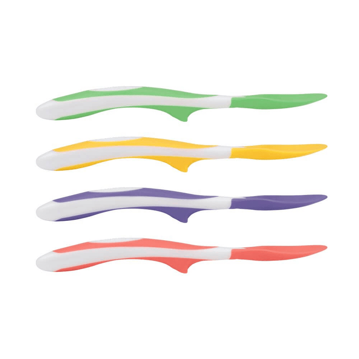 Dr. Brown’s Soft-Tip Spoons, 4-Pack (Yellow, Green, Purple, Red)