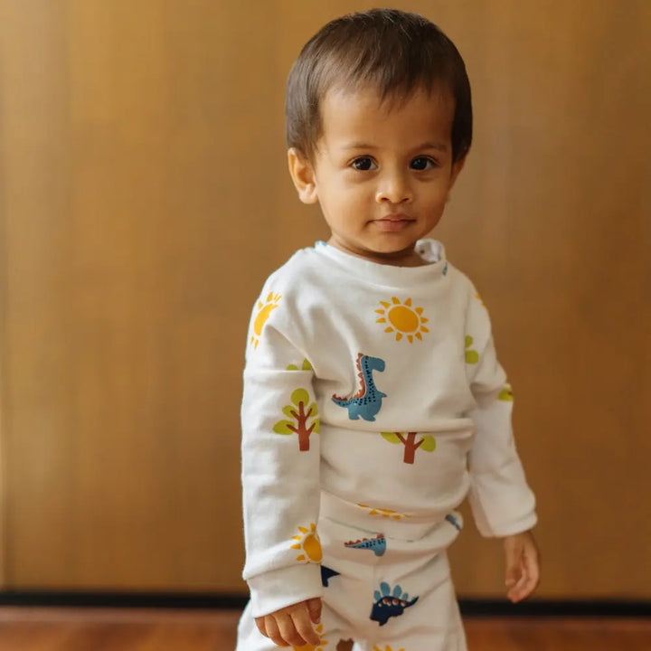 Dulaar Organic Tracksuit Set - A Day with Dinos (OG)