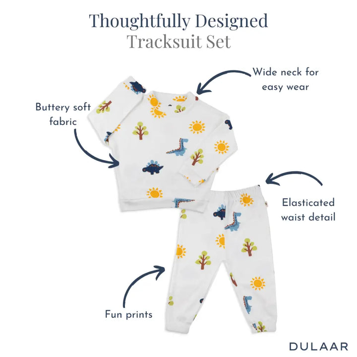 Dulaar Organic Tracksuit Set - A Day with Dinos (OG)