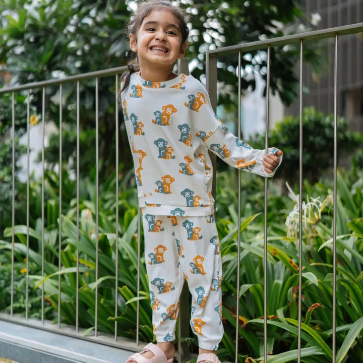 Dulaar Organic Tracksuit Set - Two Little Monkeys