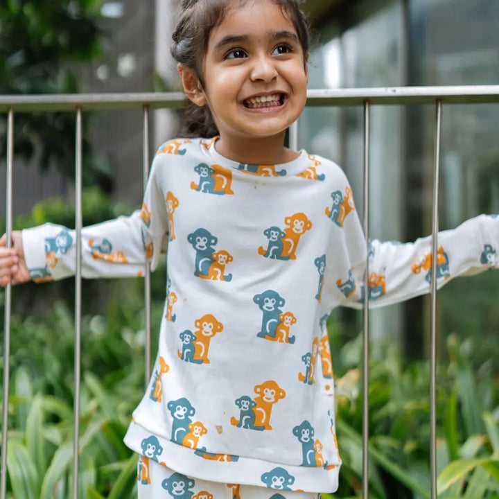 Dulaar Organic Tracksuit Set - Two Little Monkeys