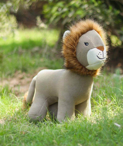Pluchi Leo - Khaki Color Cotton Knitted Soft Toy