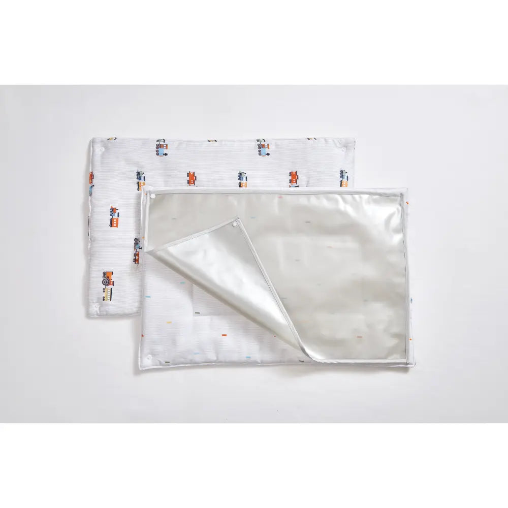 Annasimona Kids Train Diaper Changing Mat - Set of Two - Train - ONE SIZE
