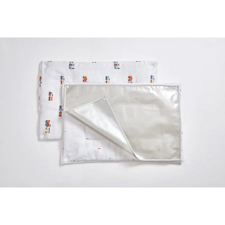 Annasimona Kids Train Diaper Changing Mat - Set of Two - Train - ONE SIZE