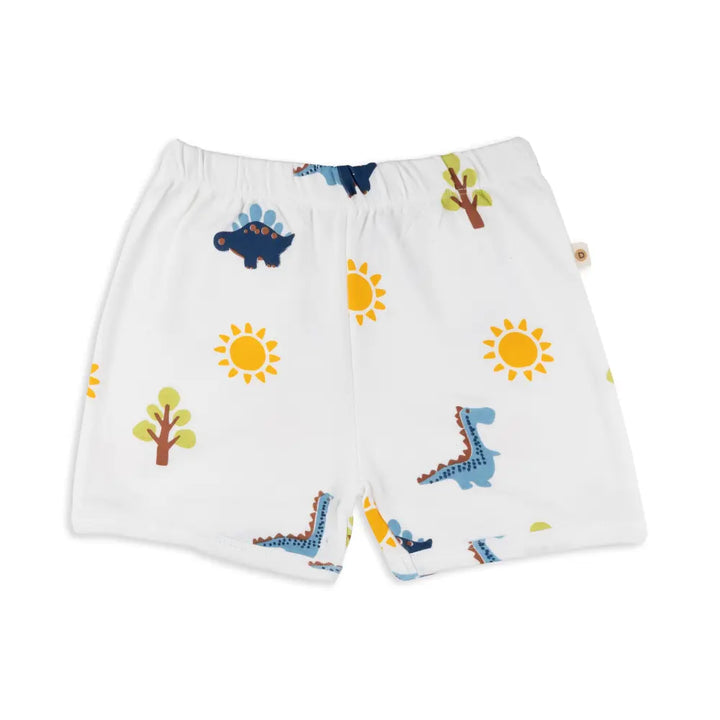 Dulaar Organic Tee &amp; Shorts Co-ord Set - A Day with Dinos (OG)