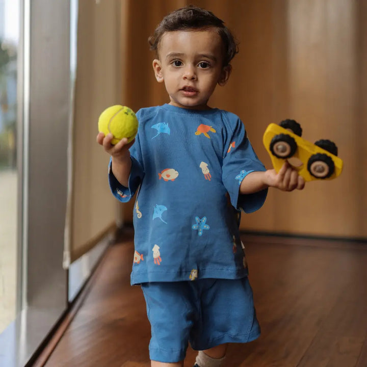 Dulaar Organic Tee &amp; Shorts Co-ord Set