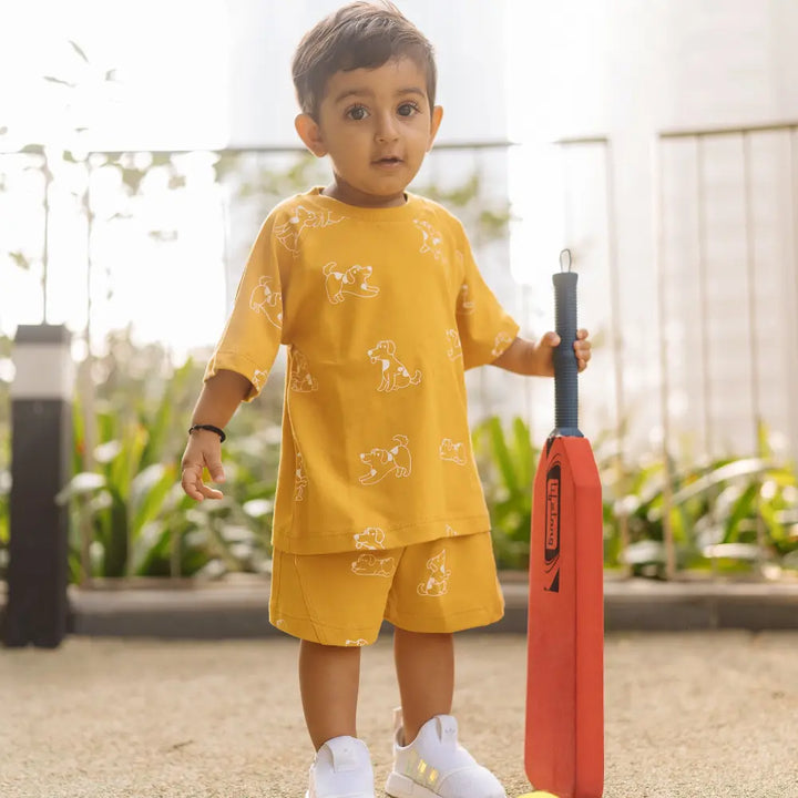 Dulaar Organic Tee &amp; Shorts Co-ord Set
