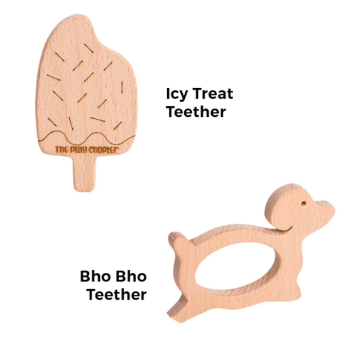 The Play Chapter Icy Treat &amp; Bho Bho Teether Set