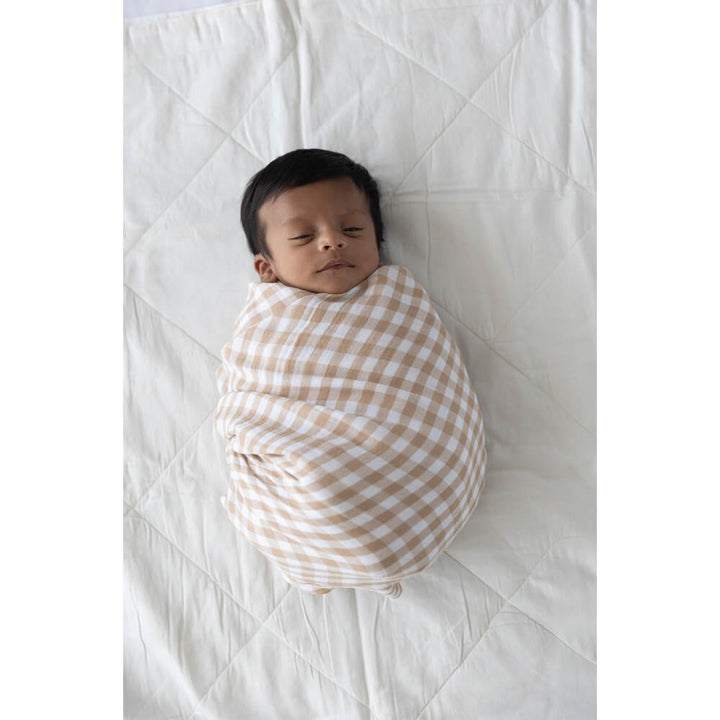 Tiber Taber Unisex Summer Friendly Swaddles-Beige