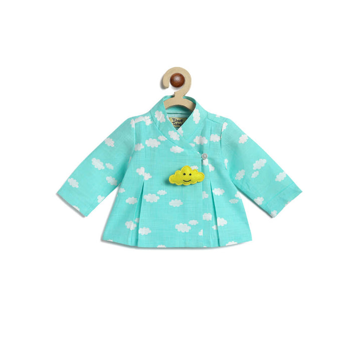 Tiber Taber Unisex Little Dreamer Jhabla Set-Blue